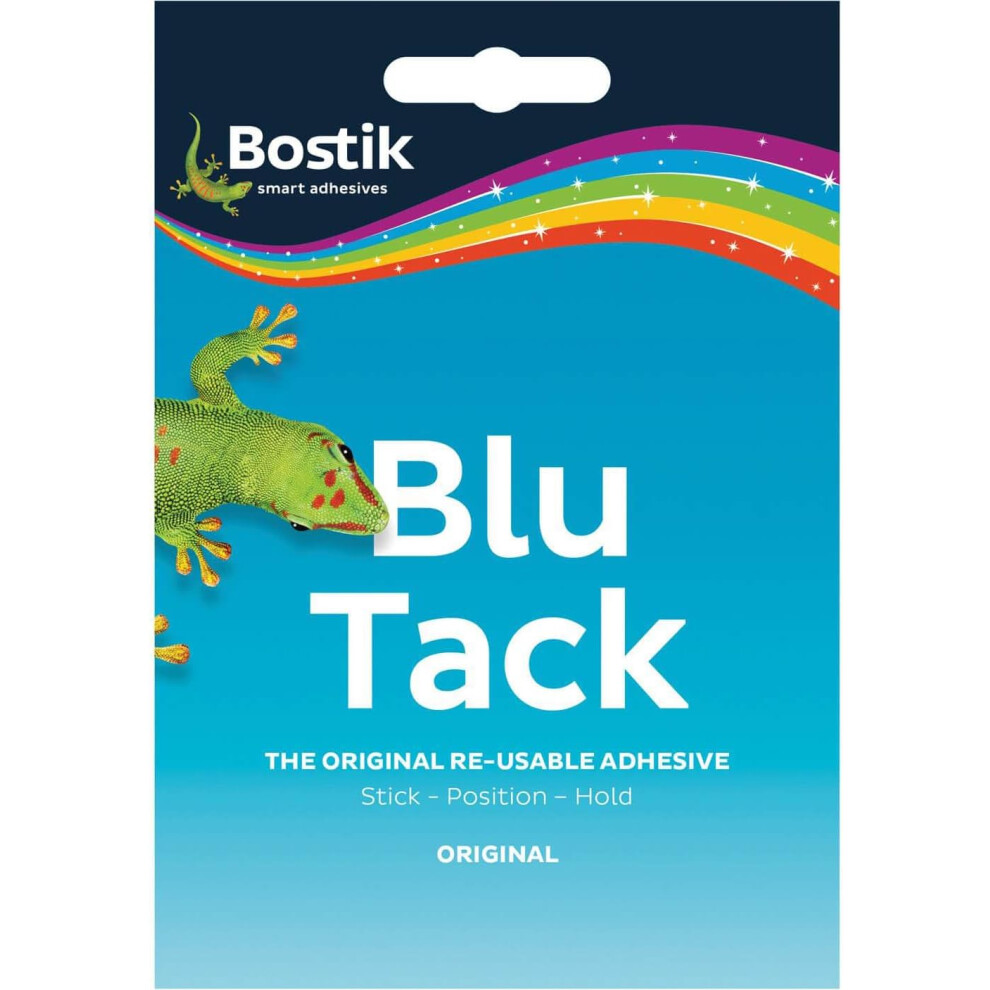 Bostik 801103 Blu Tack Handypack The Originals Re Useable Adhesive
