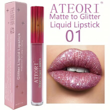 15 Long Lasting Lip Set Kit With Matte And Glitter Liquid Lipstick And Gloss 15 Shades Of Diamond Dark Red Pink Purple Glitter Sparkle Waterproof And