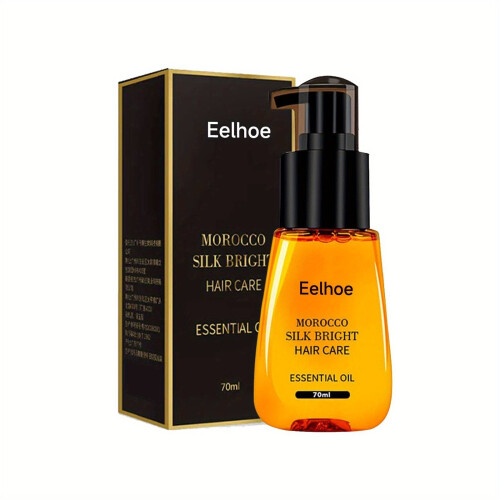 Anti frizz Hair Serum Hair Care Essential Morocco Silk Bright Hair Care Serum For Repairing Damaged Dry Hair