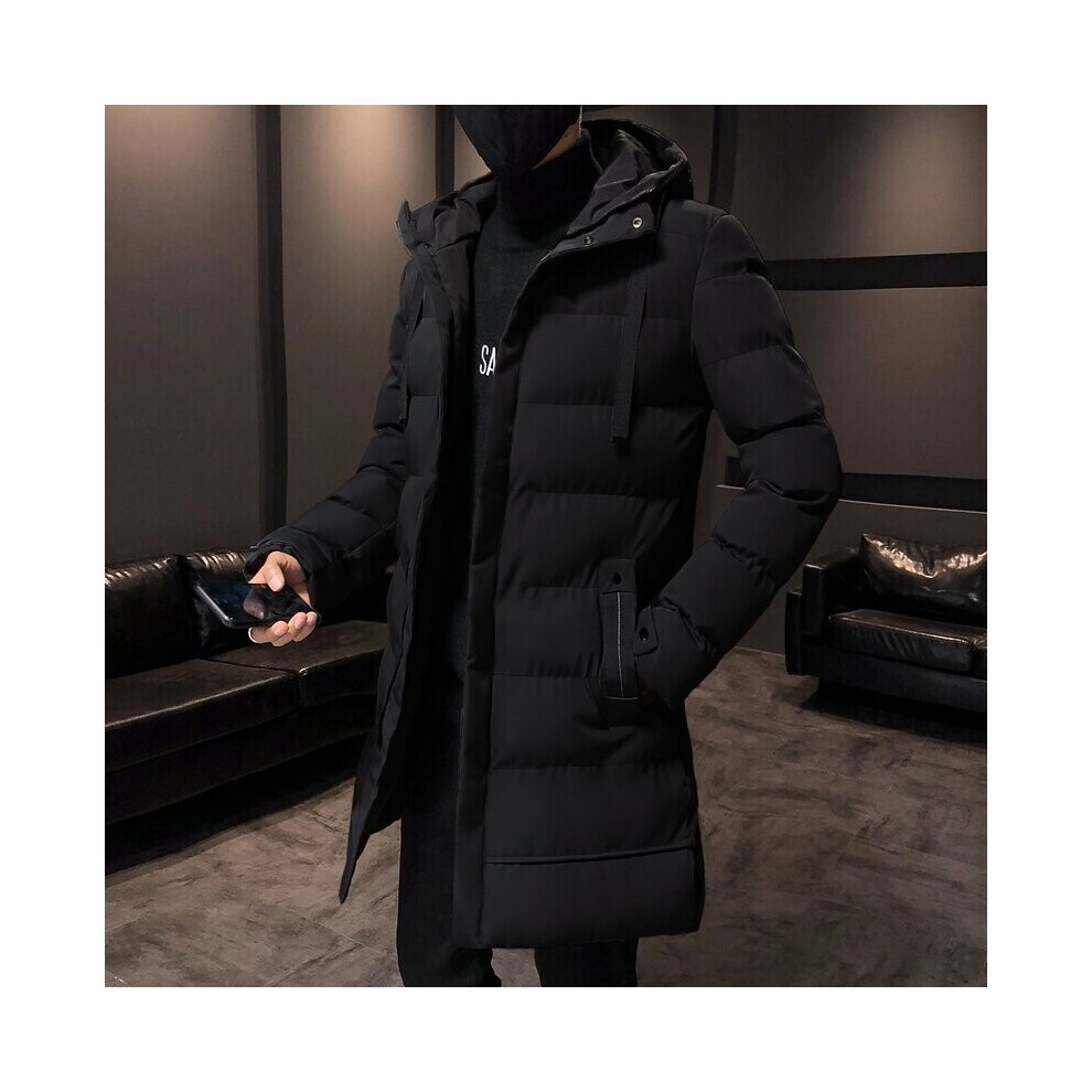 Men Winter Plus Long Warm Thick Hood Parkas Jacket Coat Men Autumn Outwear Outfits Classic Windproof Pocket Parka Men