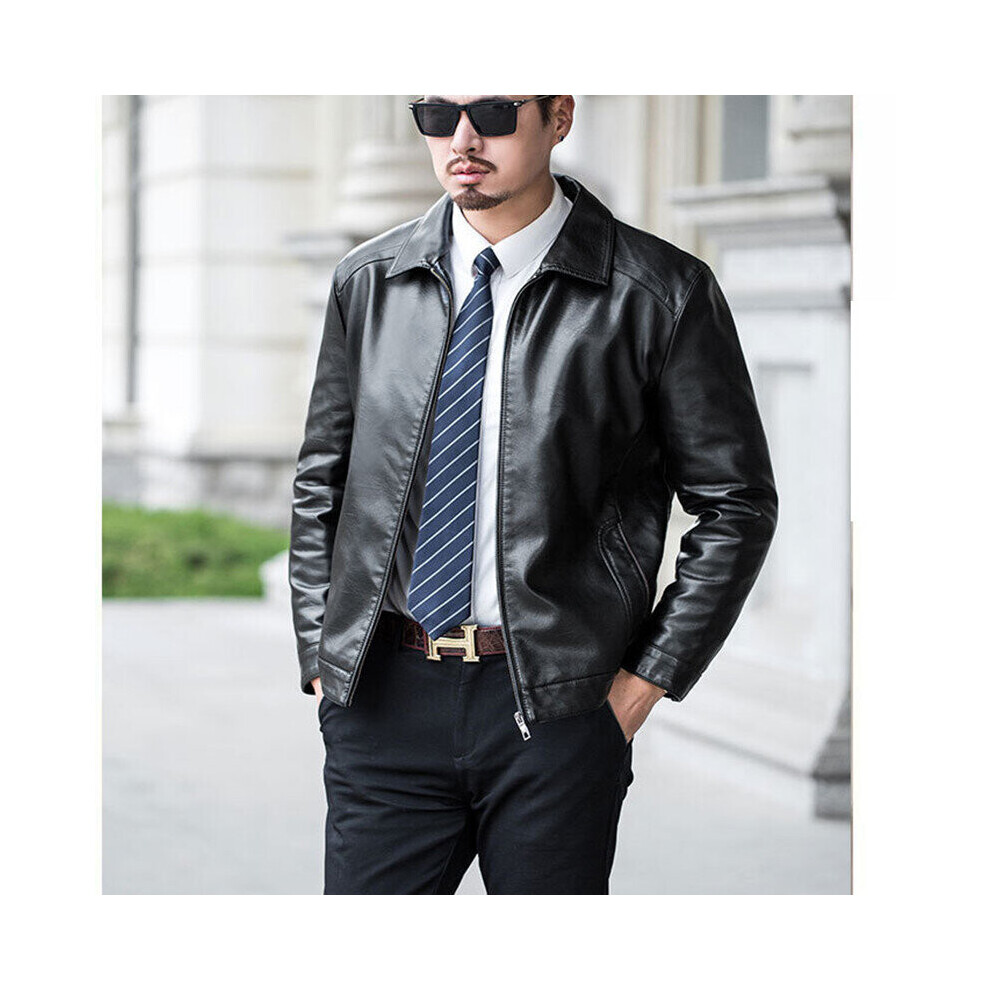 Clothing Men's Spring Autumn Slim Casual Leather Jacket/Male High Leather Blazers/Man Leisure Clothing 4XL-image-OPC-PBR5XGQ-NEW
