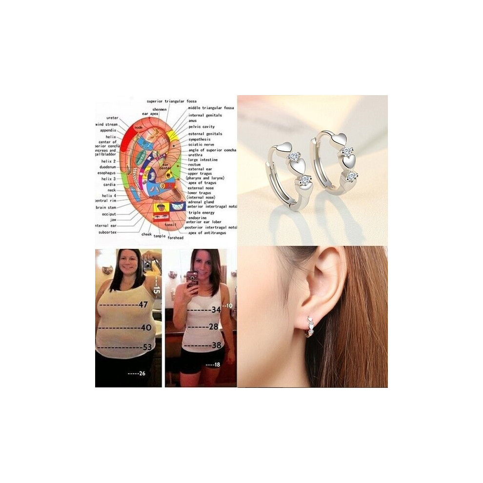 Earrings Therapy Weight Acupoints Pair Slimming Ear Slim Magnetic Loss Stud Body