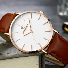 Minimalist Men's Watch Ultra Thin Men's Watches For Men Business Watch Leather Clock Reloj Hombre Relogio