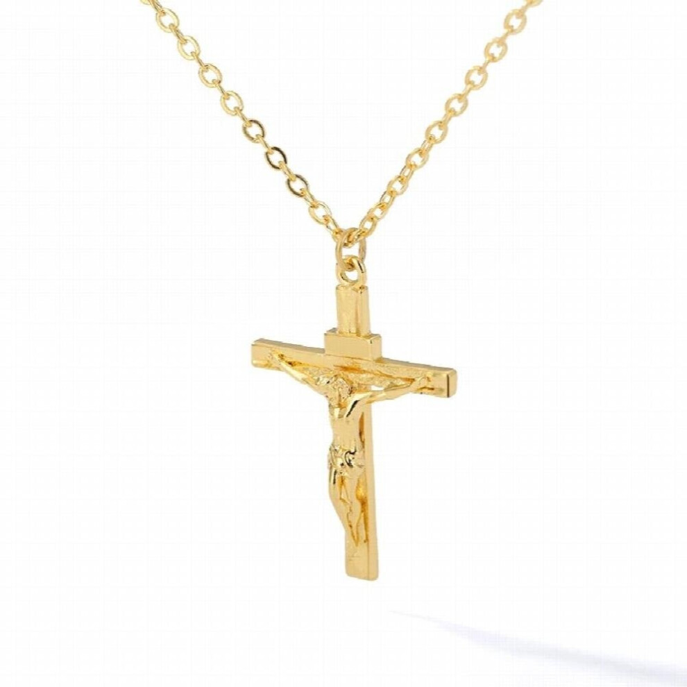 Christian Cross Series Necklaces Jesus Cross Necklace Religion Choker Chain Punk Jewelry For Women Men Baptism