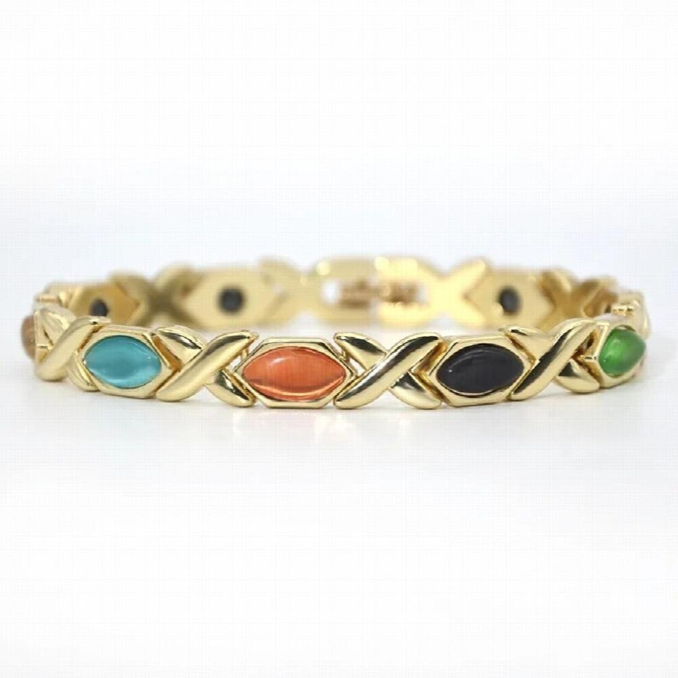 Magnetic Healing Therapy Arthritis Bracelet Health Weight Loss Pain Relief Women Magnet Heart Bracelets Carpal Tunnel Syndrome