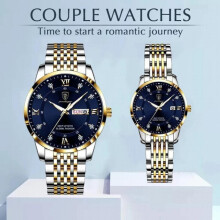 Diamond His Hers Watch Sets für Männer und Frauen Wasserdicht Männlich Weiblich Armbanduhren Paar Artikel für