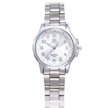 Women Stainless Steel Band Analog Quartz Round Wrist Watch Watches Top reloj