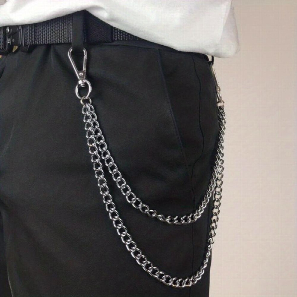 1pc Pants Chain Mens Pants Chain Jeans Chain Punk Hip Hop Pants Chain Waist Chain