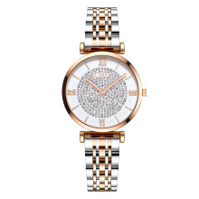 Ladies Watch Stainless Steel Crystal Casual Quartz Women's Watches