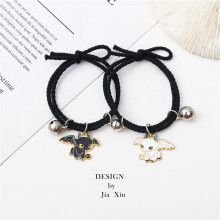 2Pcs Magnet Attracting Bracelets for Couple Cartoon Animal Dragon Bracelet Weave Rope Gift Jewelry
