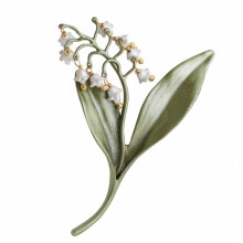 Lily Of The Valley Flower Corsage Brooch Pin Woman Wedding Bridesmaid Accessories Brooches Jewelry