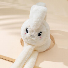 Plyšové chrániče sluchu králičie ucho pohybujúce sa skákajúce ucho Warmer Funny Warm Ear Warmer pre ženy dievčatá