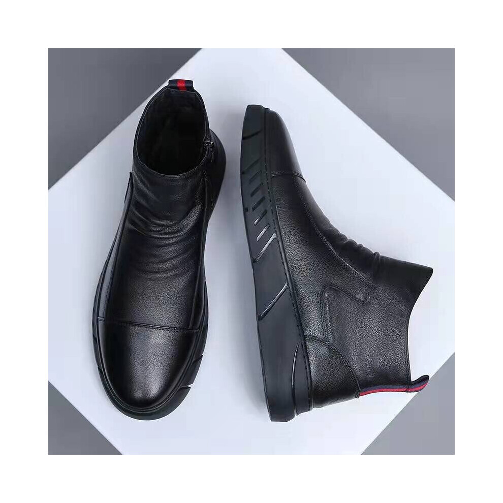 Casual Leather Boots Leather Men's Shoes Men's Shoes Winter Ankle Boots Men's Boots Winter Men's Shoes