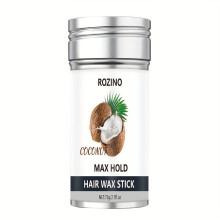 Coconut Hair Wax Stick Broken Hair Finishing Rod Refreshing Non greasy Hair Styling Wax Anti frizz Natural Extract Hair Wax Bar Suitable For All Hair