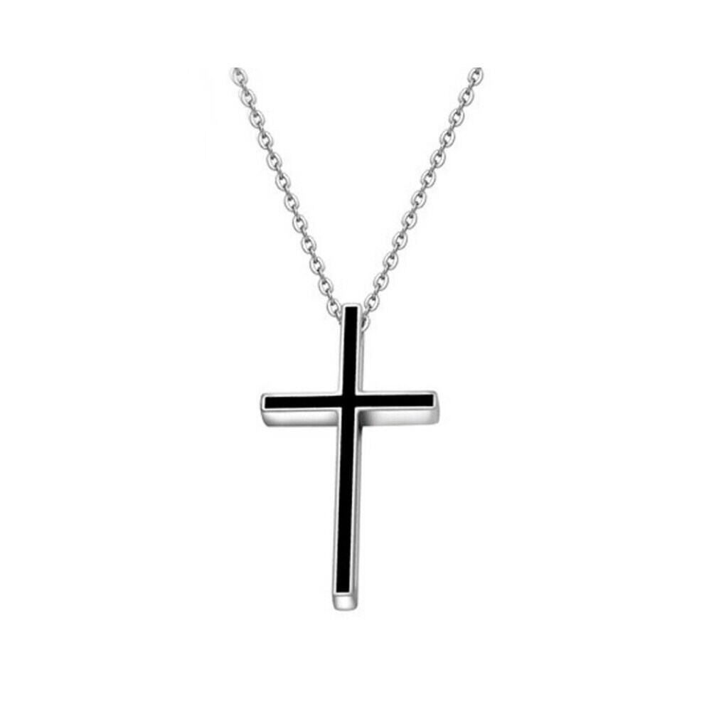 1pc Christianity Cross Pendant Necklace Cross Necklace Jewelry For Men Women