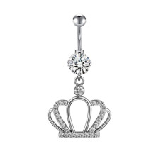 Krone Bauchnabel Ring Engelsflügel Bauch Piercing Ring Sexy Bauchnabel Piercing Bar Blume Bauch Bar Bauchnabel Piercing Ombligo Dangle