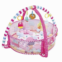 4-in-1 Baby Play Gym Combination Baby Activity Gym And Ball Pit Sensory Exploration And Motor Skill Development For 3 Months