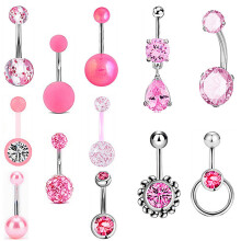 5/6/7/12pcs/set Edelstahl Bauchnabel Ringe Frauen Bauchnabel Ring Piercing Körper Piercings Schmuck
