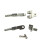 10sets 6mm Width Eyeglasses Hinge With Thinckness 1.8mm Spring Insert Glasses Repair Accessory Tool 1