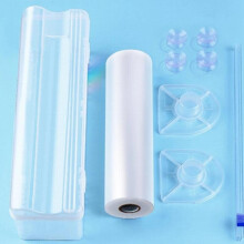 Verstelbare Cling Film Cutter Home Food Wrap Dispenser Voedsel Wrap Stretch Clear Cling Wrap Huishoudelijke zuinige Slitter