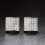 1Pair Mens Retro Rhinestone Square Pendientes Stud 1