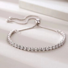 Inlaid Zircon Combination Chain 925 Sterling Silver Bracelet Ladies Jewelry Birthday Party Gift Jewelry