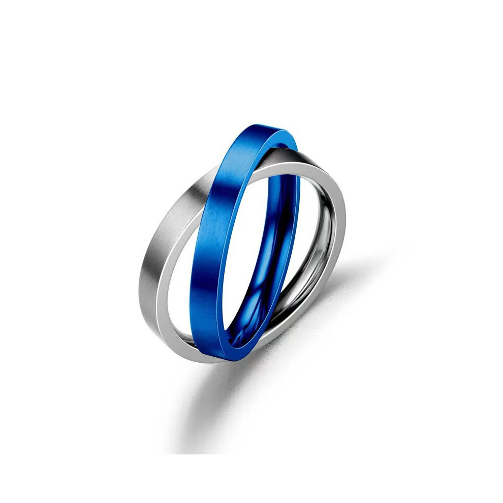 Combination Ring Stainless Steel Rotable Wedding Bands For Women And Men