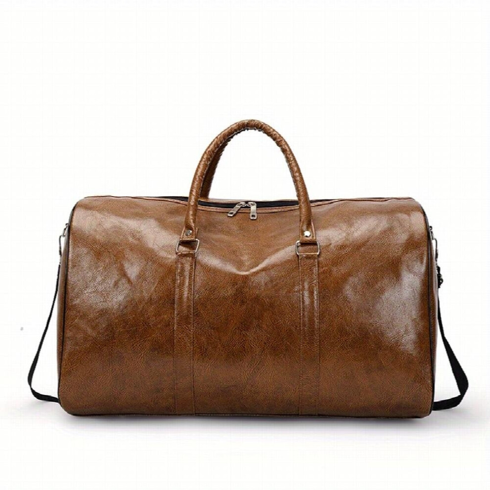 Vintage Large Capacity Duffle Bag Sports Fitness Gym Bag Carry On Weekender Overnight Bag & Travel Luggage Accessories