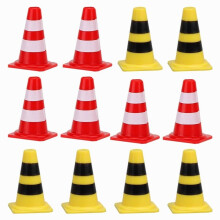 Cones de Tráfego Mini Cones de Estrada Sinais Construção Bloqueio de Estrada S Segurança Rua Modelo Jogo Treinamento Crianças Estacionamento