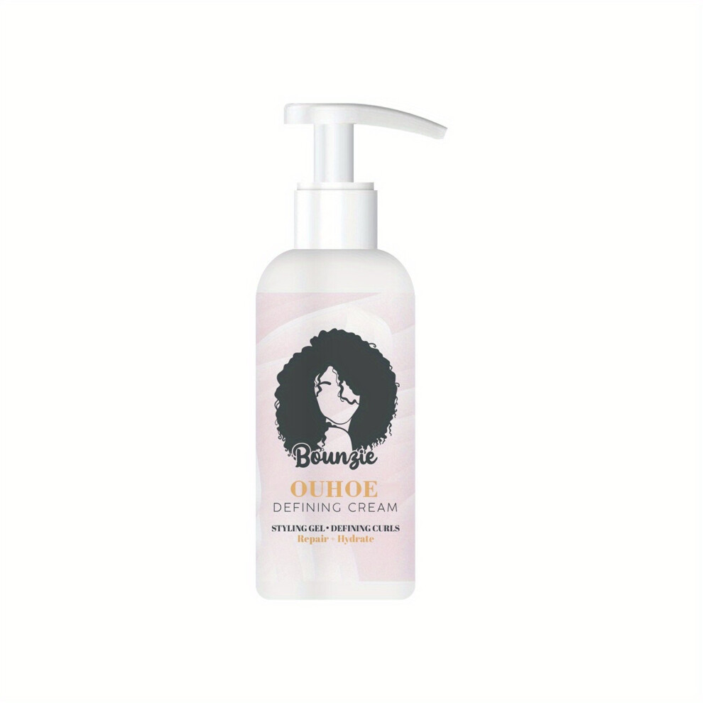Multicoloured Curl Defining Cream For Curly Hair Anti Frizz Styling Product Hair Care Product For Defined Bouncy Voluminous Curls