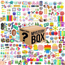 3-100pcs Random Fidget Toys Mys-tery Pack Surprise Bag Fidget Set Antistress Relief Toys for Kids Party Christmas