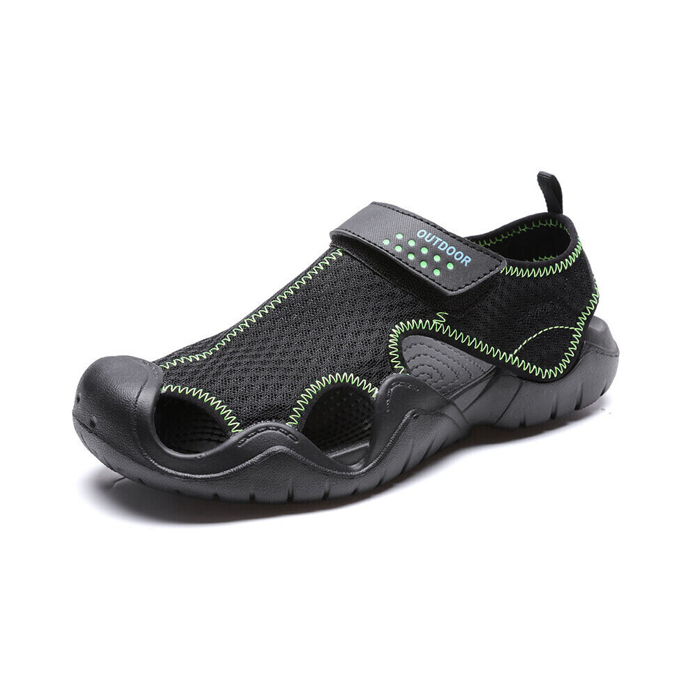 Mens Crocks Sandals Mesh Deck Lightweight Beach Sandals Fisherman Shoes for Men New456