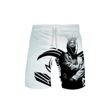3D Gedrukte 2Pac Shorts 3D Basketbal Shorts Vrouwen Korte Broeken Hip Hop Stijl Streetwear R.I.P Rapper Tupac Kleding