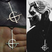 Ghost bc Nameless Ghoul Náhrdelník prívesok Ghost Band Grucifix Papa Emeritus Patch Jewelry