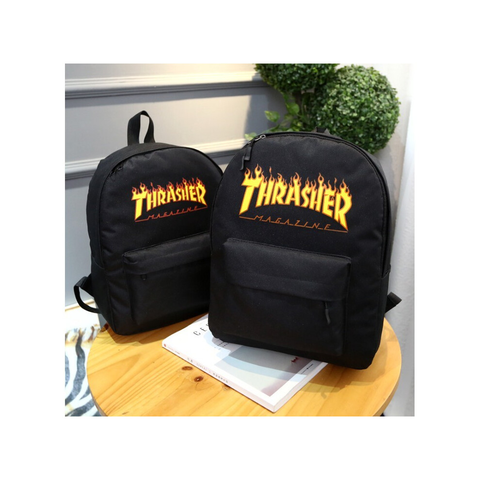 Backpack Thrasher Skateboard Men Backpacks Shoulders Bag Style Fashion