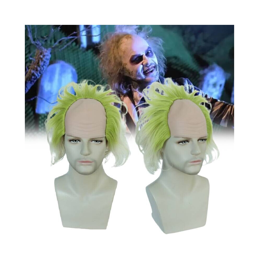 Dinamr Cosplay Beetle Juice Wig Movie Character Role Play Hallowmas Party Fans Gifts