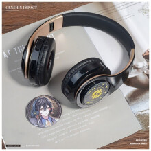 Genshin Impact Zhongli Wireless Bluetooth Headphones Wired Memory Card Headset