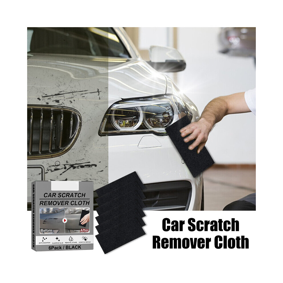 Nano 6Pcs Sparkle Cloth For Car Scratches Nano Magic Cloth Scratch Remover 694937357759