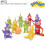 Random Teletubbies 4pcs Figure Model Toy Set Cake Topper Decor Diy Accessories 1