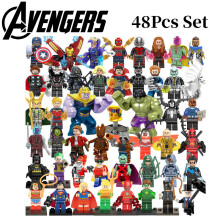 The Avengers 48st Super Heroe Minifiguren Bouwstenen Diy Speelgoed Cadeaus Kinderen