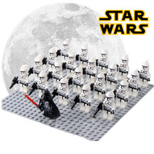 Hviezda 21ks Klonové vojny Minifigures Stavebné bloky Hračky pre deti Darčeky