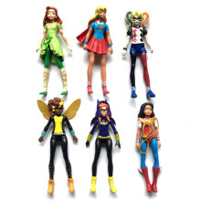 Superbe Figurines 15cm Supergirl Wonder Woman Batgirl Harley Quinn Figurines de héros féminins