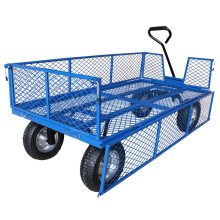 Workhorse Truck with Mesh Sides & REACH Pneumatic Wheels, 500kg