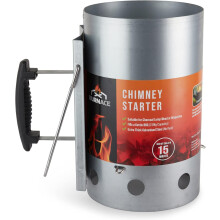 BURNACE XL Charcoal Chimney Starter, Luxury BBQ Briquette or Lumpwood Coal Starter, Barbeque Fire Starter (2.8kg Capacity)