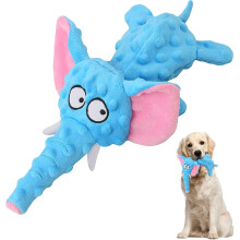 (Light Blue) Dog Squeaky Toys, No Stuffing Plush Dogs Toy for Small Medium Large Dogs, Dog Toys for Boredom, Puppy Teething Dog Chew Toys Interactive Birthday