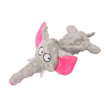 (Gray) Dog Squeaky Toys, No Stuffing Plush Dogs Toy for Small Medium Large Dogs, Dog Toys for Boredom, Puppy Teething Dog Chew Toys Interactive Birthday