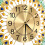 Metal Peacock Wall Clock Battery Operated Clock 7