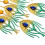 Metal Peacock Wall Clock Battery Operated Clock 10