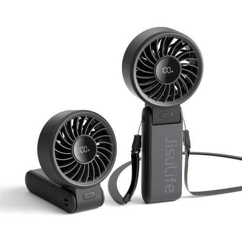 JISULIFE Handheld Fan Life7  Ultimate Flexibility: High-Power Motor 1