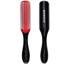 Denman Curly Hair Brush D3 (Black & Red)